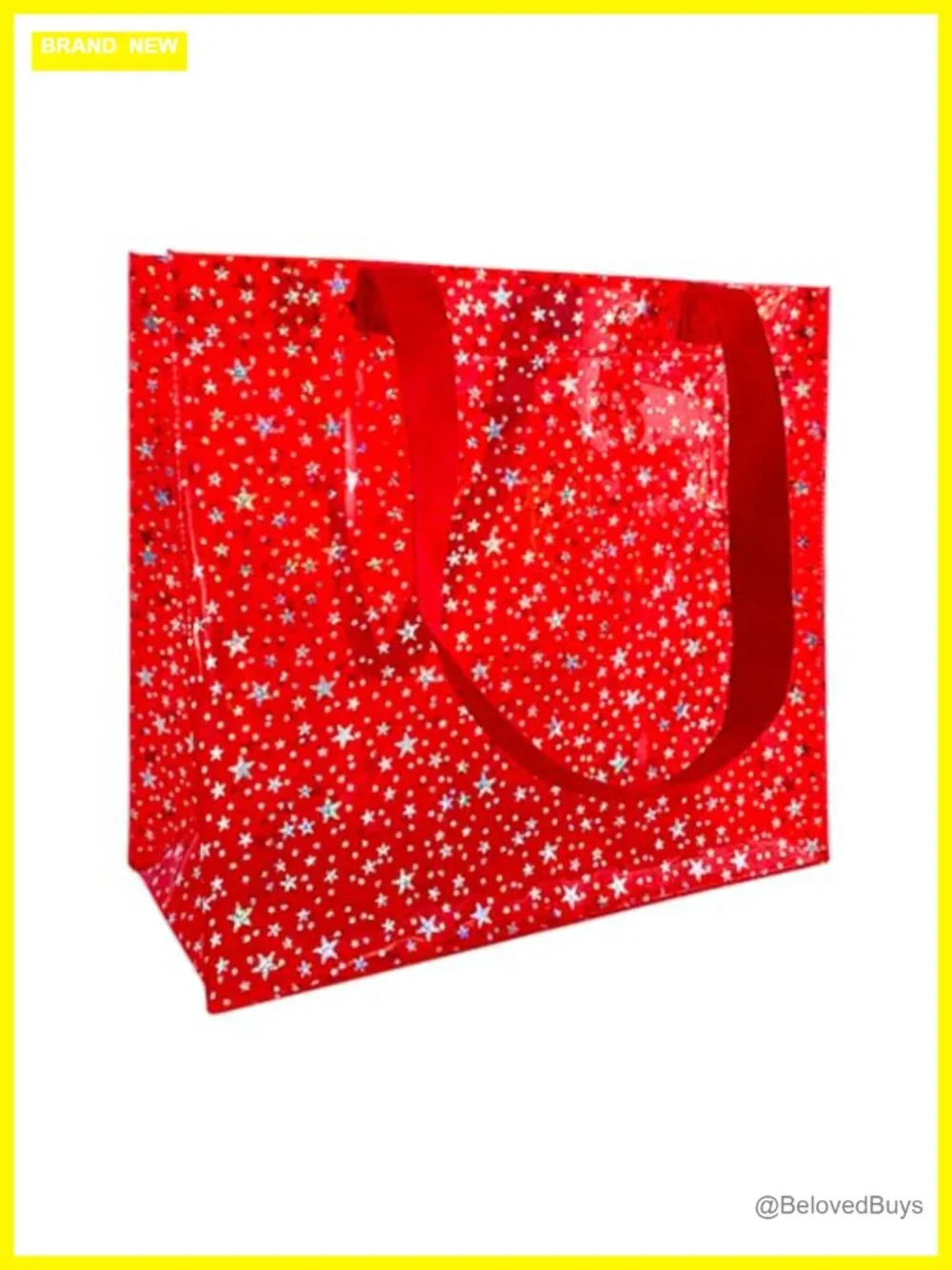 Clear Printed Star PVC Waterproof Tote Bag - Versatile Work & Shopping Shoulder